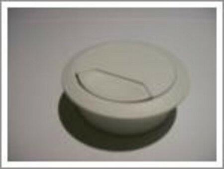 Kabeldoorvoer Wit 50mm -- 80mm of 60mm