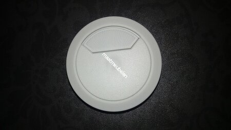 Kabeldoorvoer Wit 50mm -- 80mm of 60mm