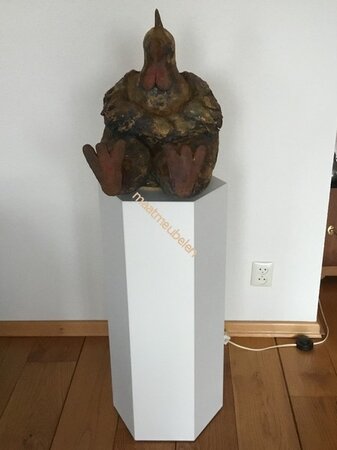  Zes -vijf- acht hoekige decoratieve zuil / sokkel / pilaar op kleur gelakt kies uw afmeting.