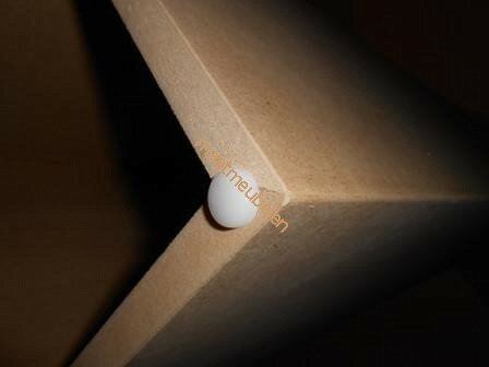 Schilderklare Decoratieve Kubus van MDF elke afmeting leverbaar