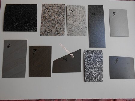 formica duropal Egger HPL 0,8mm dik  diverse kleuren