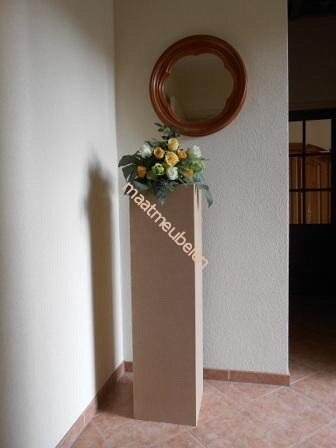 Bouwpakket Decoratieve zuil / sokkel / pilaar  van MDF elke afmeting leverbaar