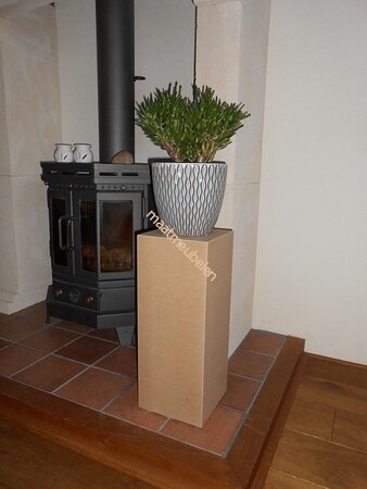 Schilderklare Decoratieve zuil / sokkel / pilaar  van MDF elke afmeting leverbaar