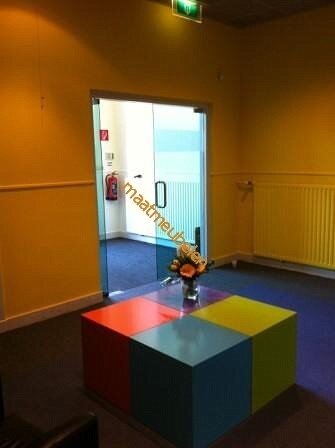 Op kleur gelakte, Decoratieve zuil / sokkel / pilaar kies uw afmeting.